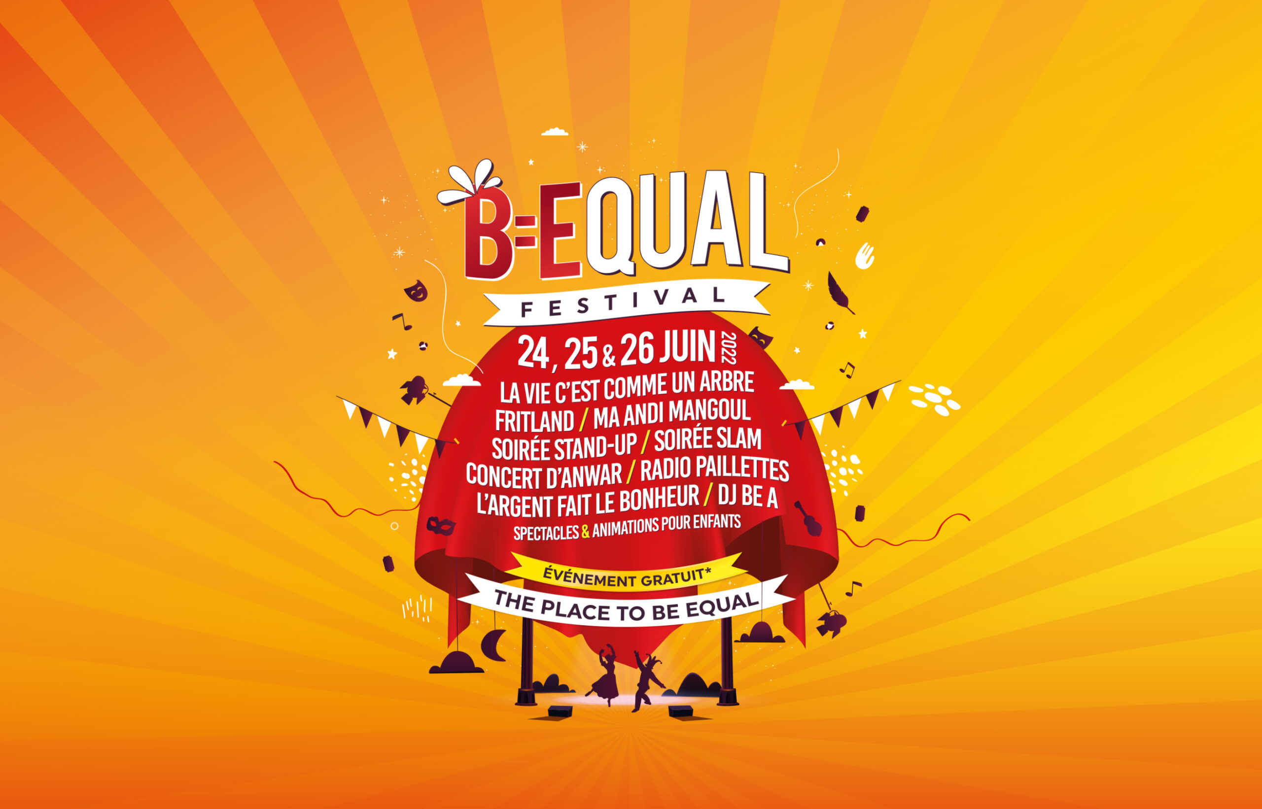 BEQUAL Festival - Théâtre, Slam, Stand-up, Musique, Cirque, Danse